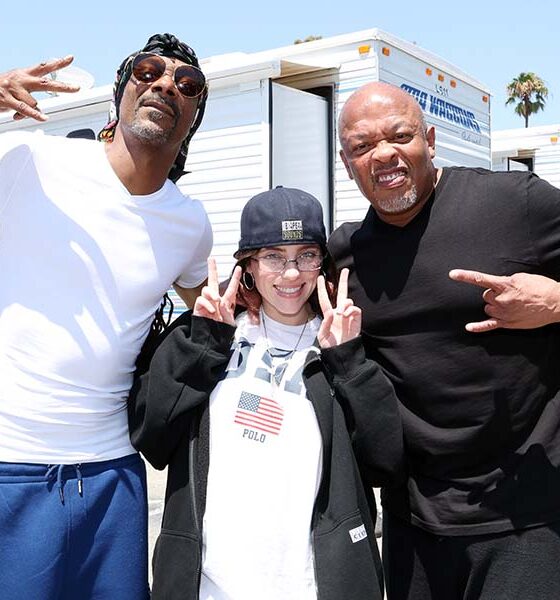 Dr. Dre, Billie Eilish und Snoop Dogg