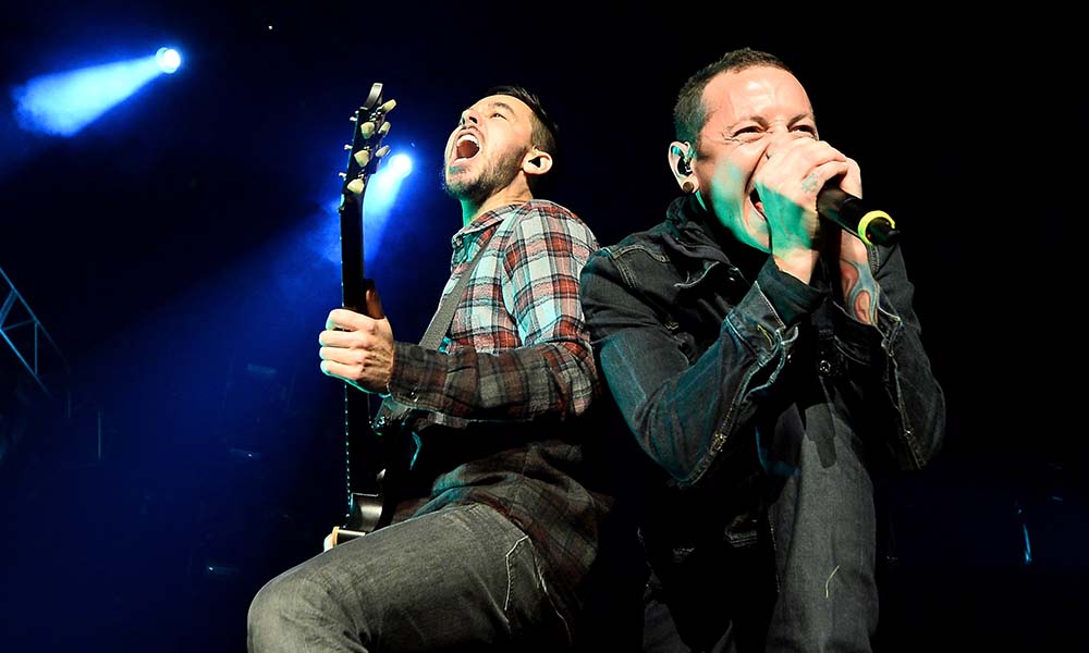 Mike Shinoda und Chester Bennington von Linkin Park